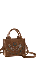 Montana West Western embroidered mini tote Crossbody