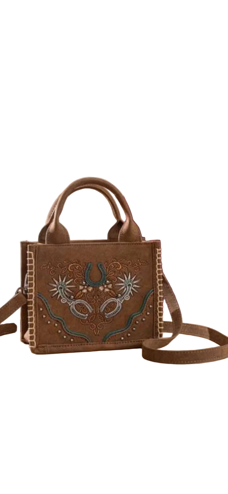 Montana West Western embroidered mini tote Crossbody