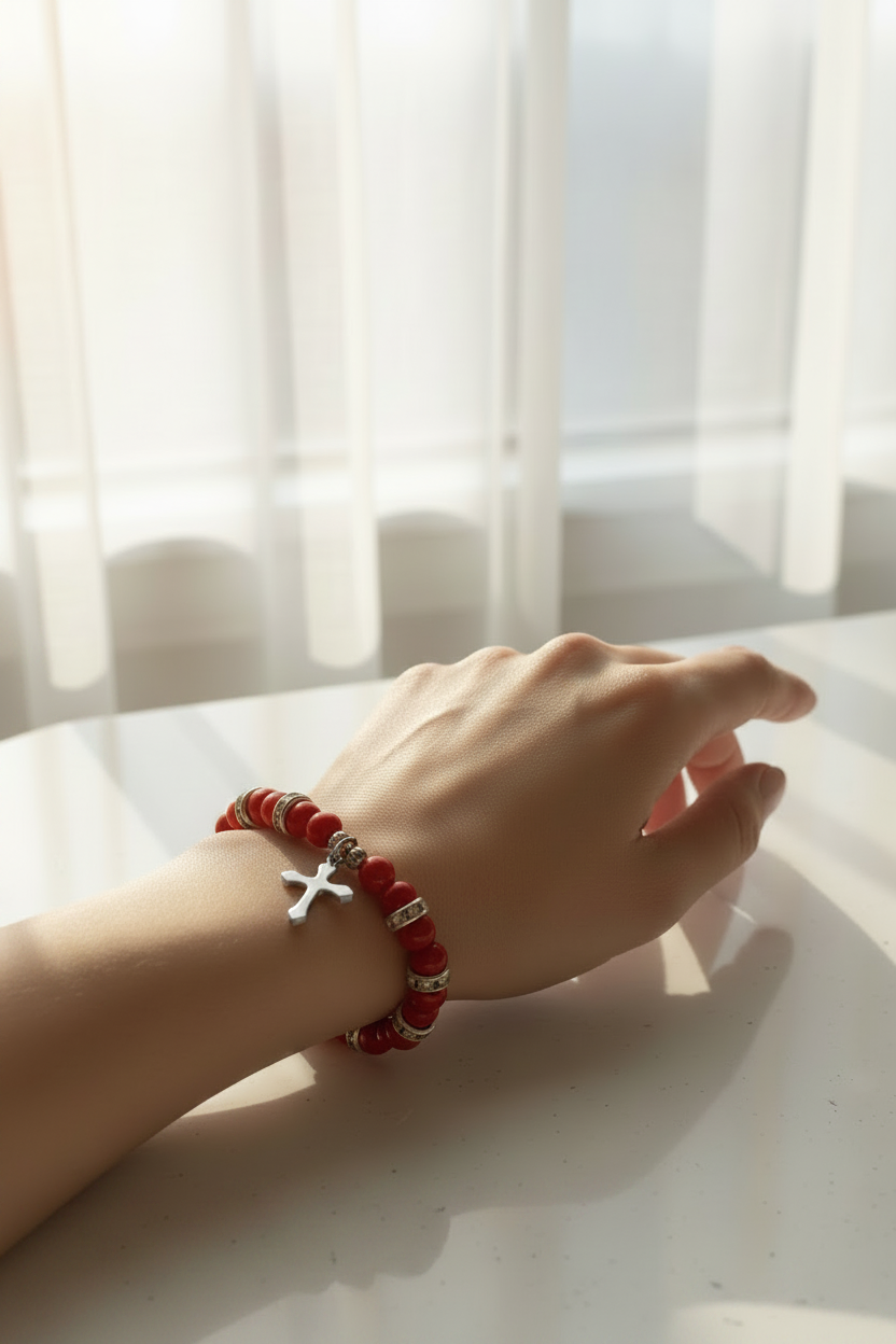 Crimson Faith Bracelet