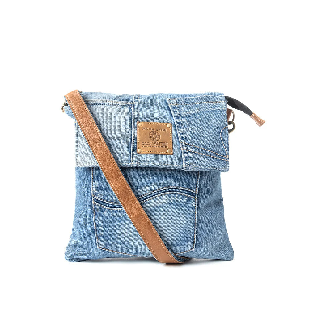 Jaycee’s Day Upcycled Denim Crossbody Bag
