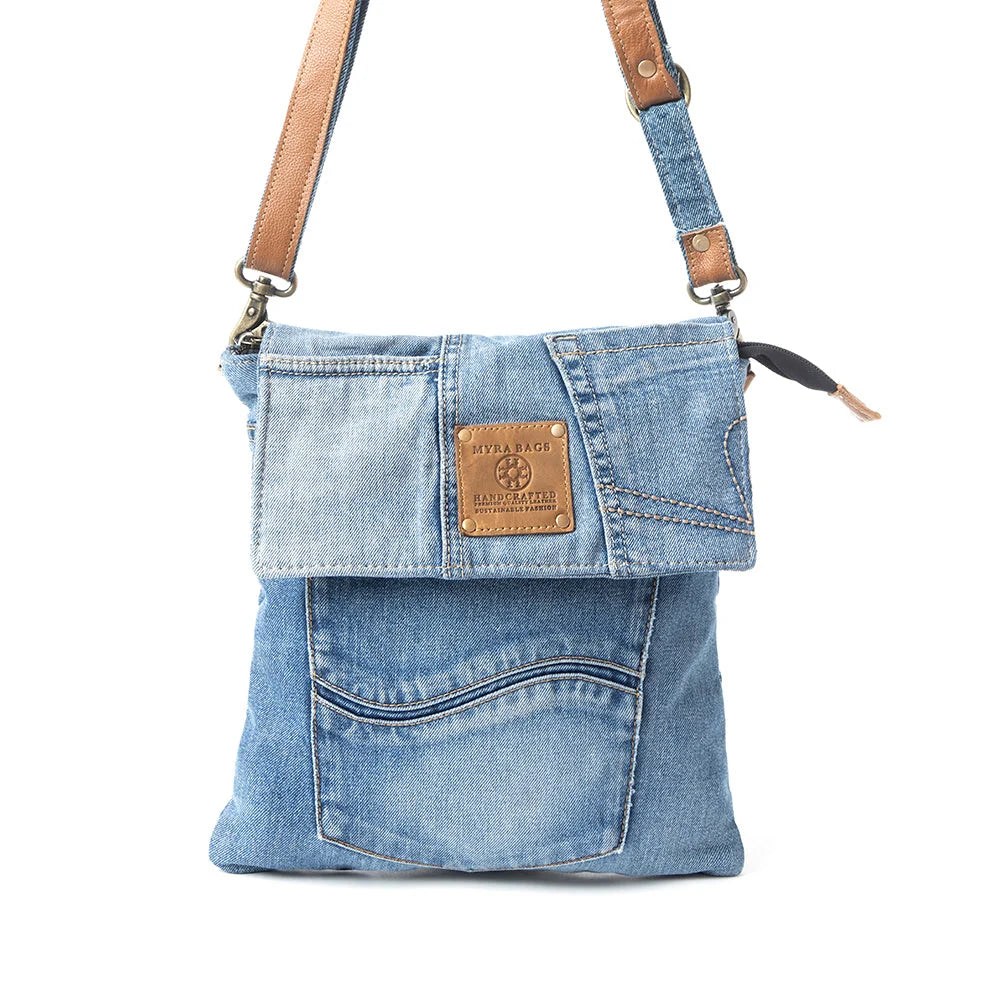 Jaycee’s Day Upcycled Denim Crossbody Bag