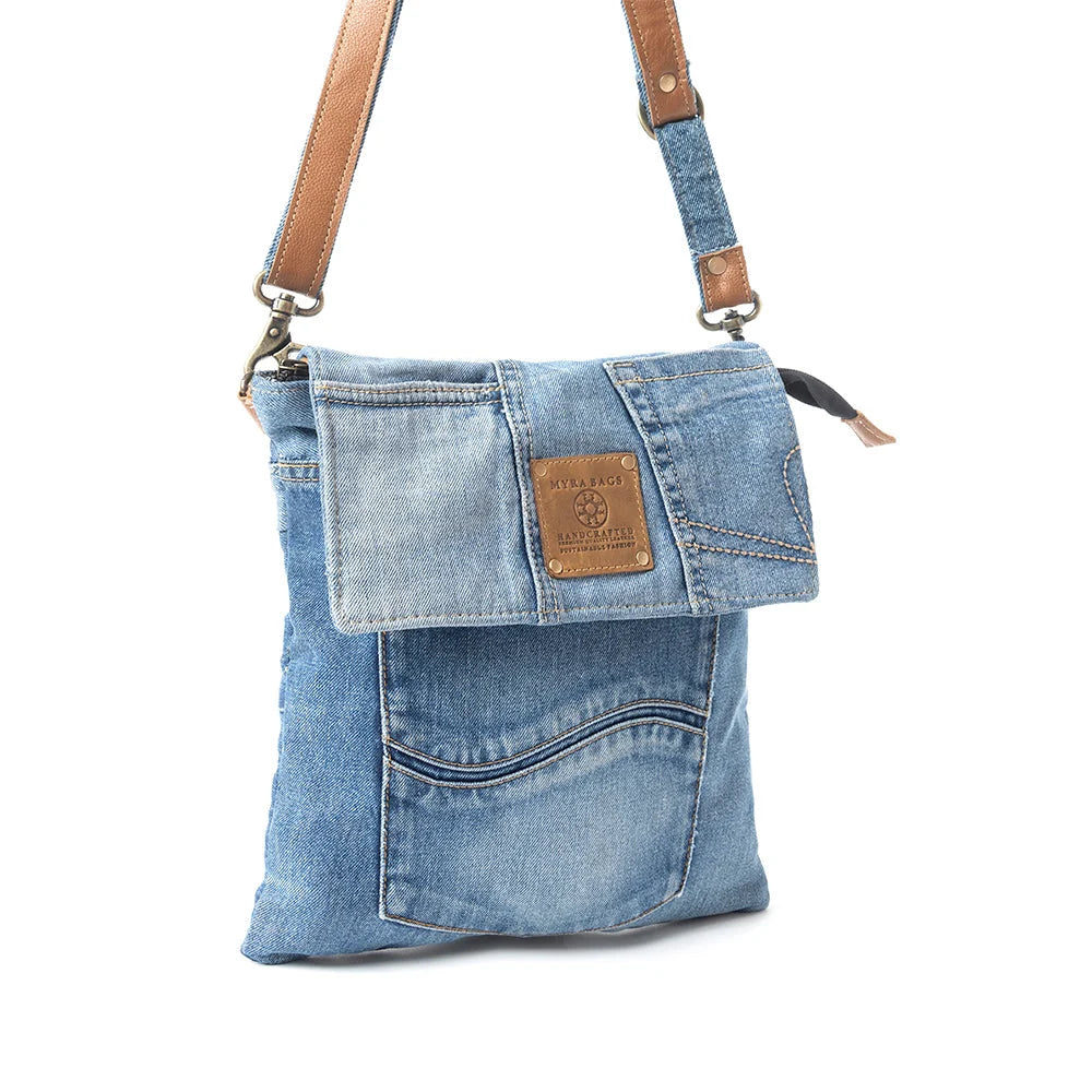 Jaycee’s Day Upcycled Denim Crossbody Bag