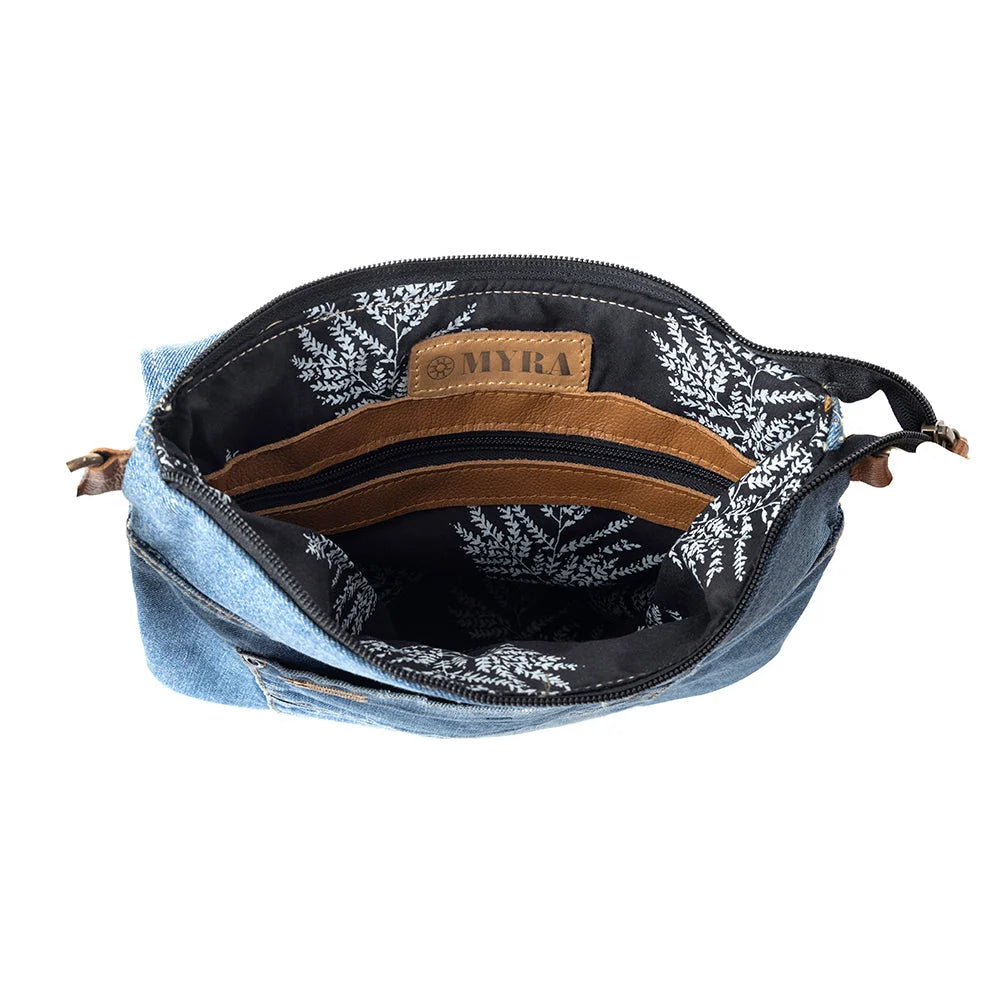 Jaycee’s Day Upcycled Denim Crossbody Bag