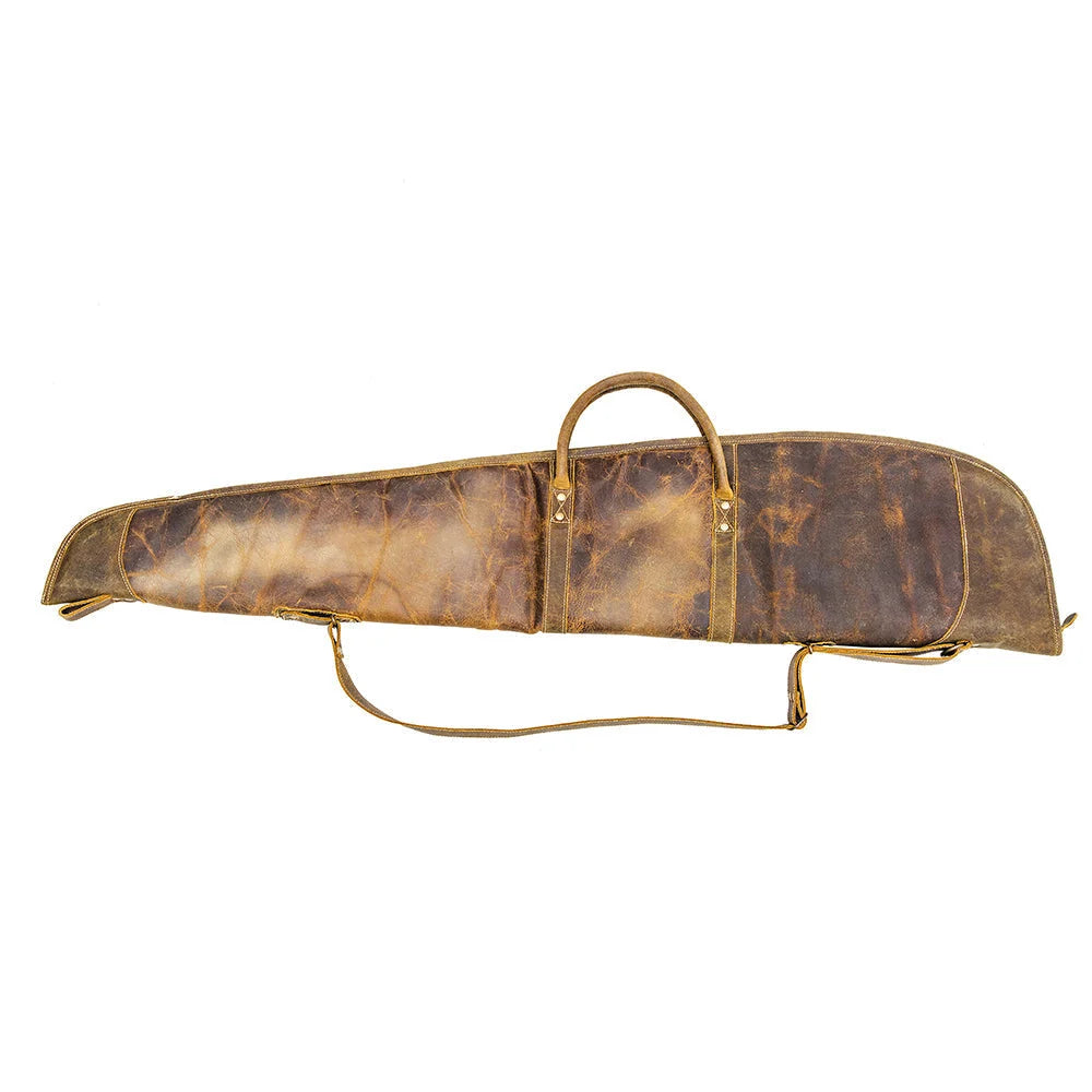 Myra Hunter Leather Gun Case Rustic-Brown
