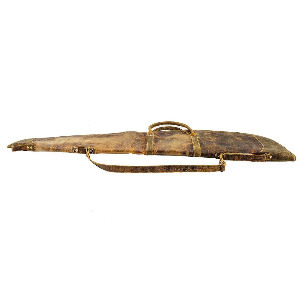 Myra Hunter Leather Gun Case Rustic-Brown