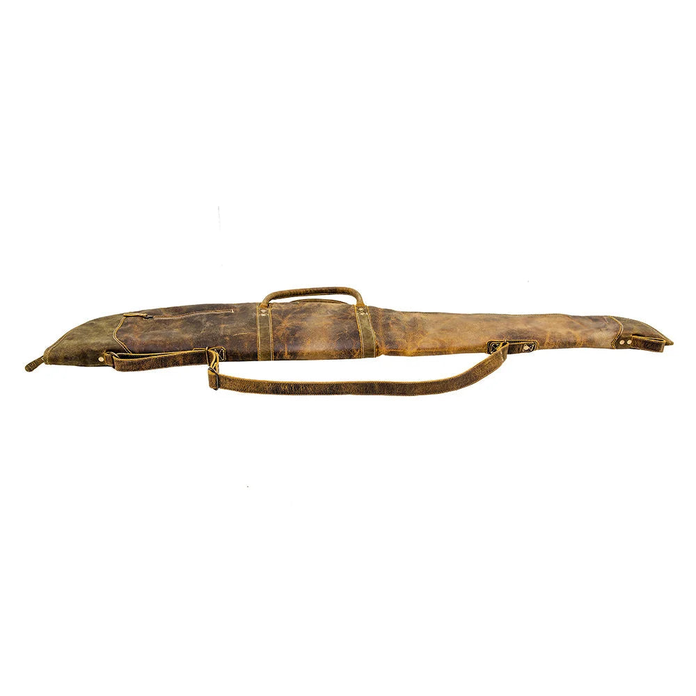 Myra Hunter Leather Gun Case Rustic-Brown