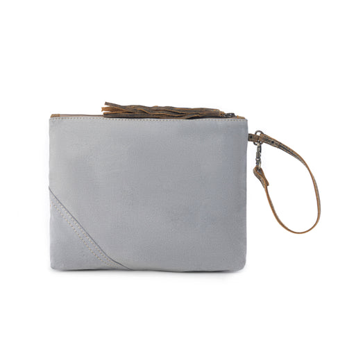 Myra Rigaud Rail Express Western Pouch with Southwestern wrist strap-back view